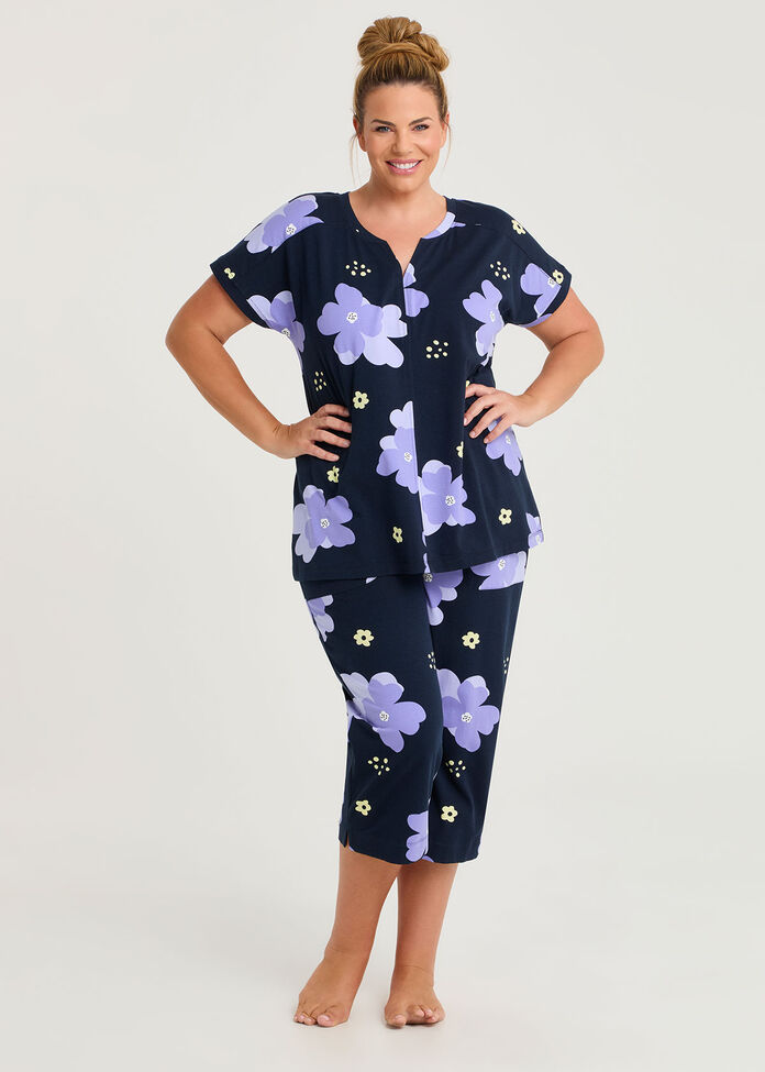 Australian Cotton Dusk Pj Top, , hi-res