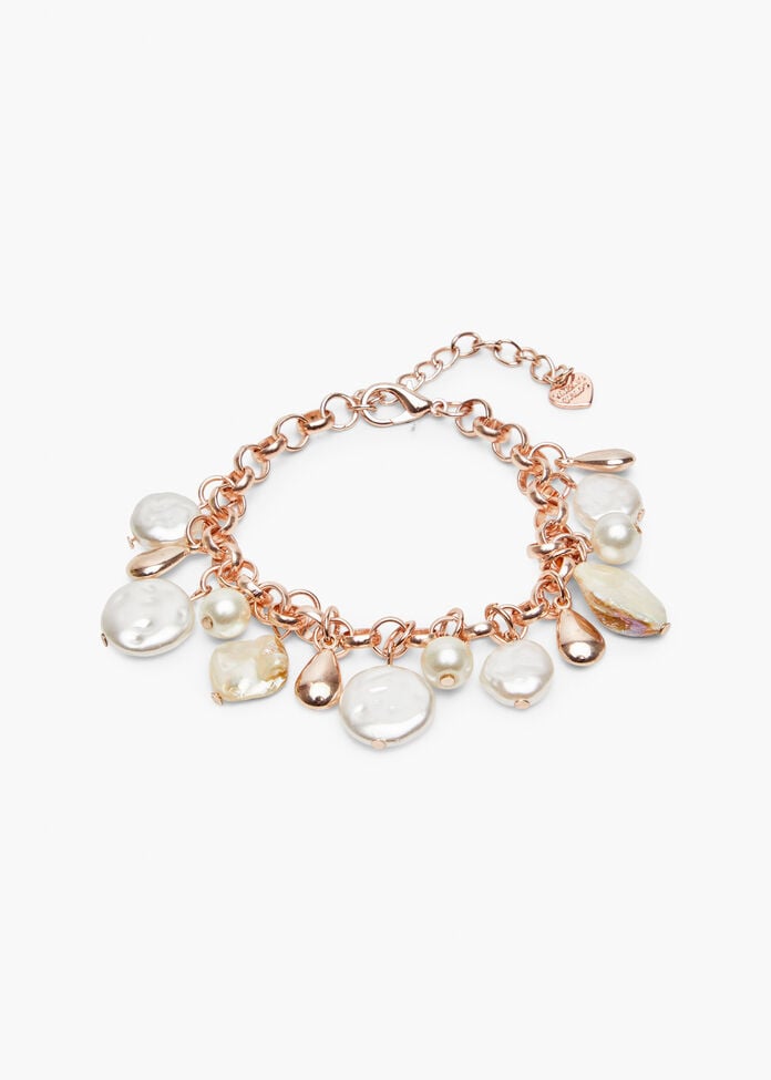 Natural Charm Beaded Bracelet, , hi-res