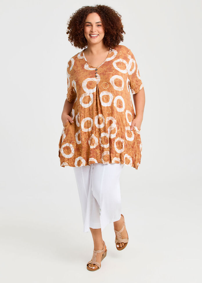 Piia Spot Foil Bamboo Crush Tunic, , hi-res