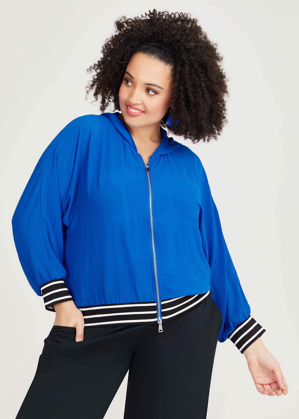 Chiffon Grecia Bomber Jacket