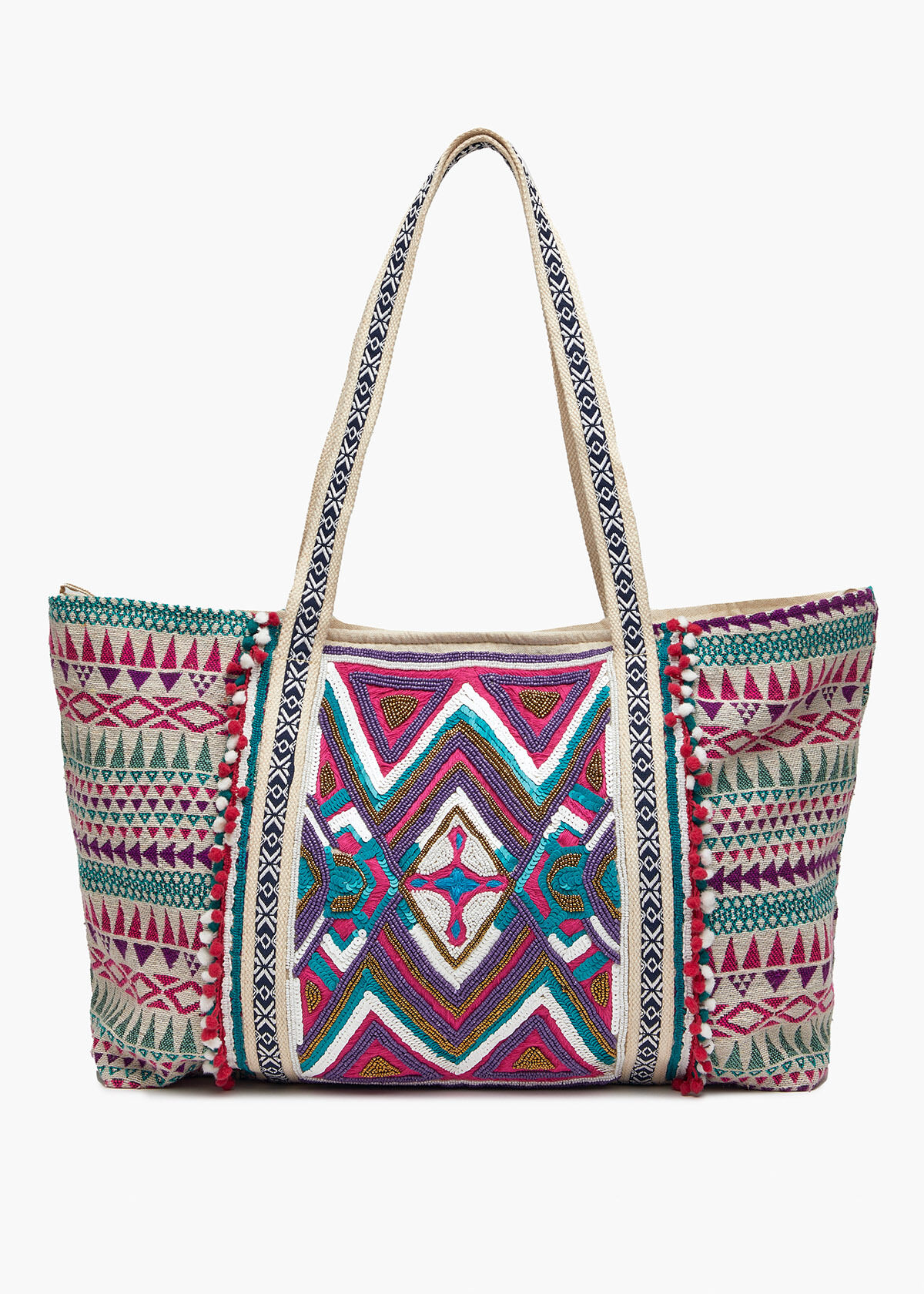 Shop Beaded Jacquard Tote Bag Accessories Taking Shape AU