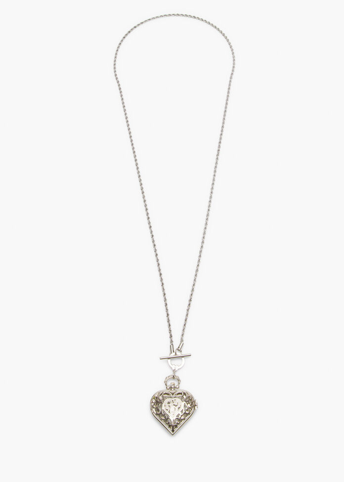 Multi Wear Heart Watch Necklace, , hi-res