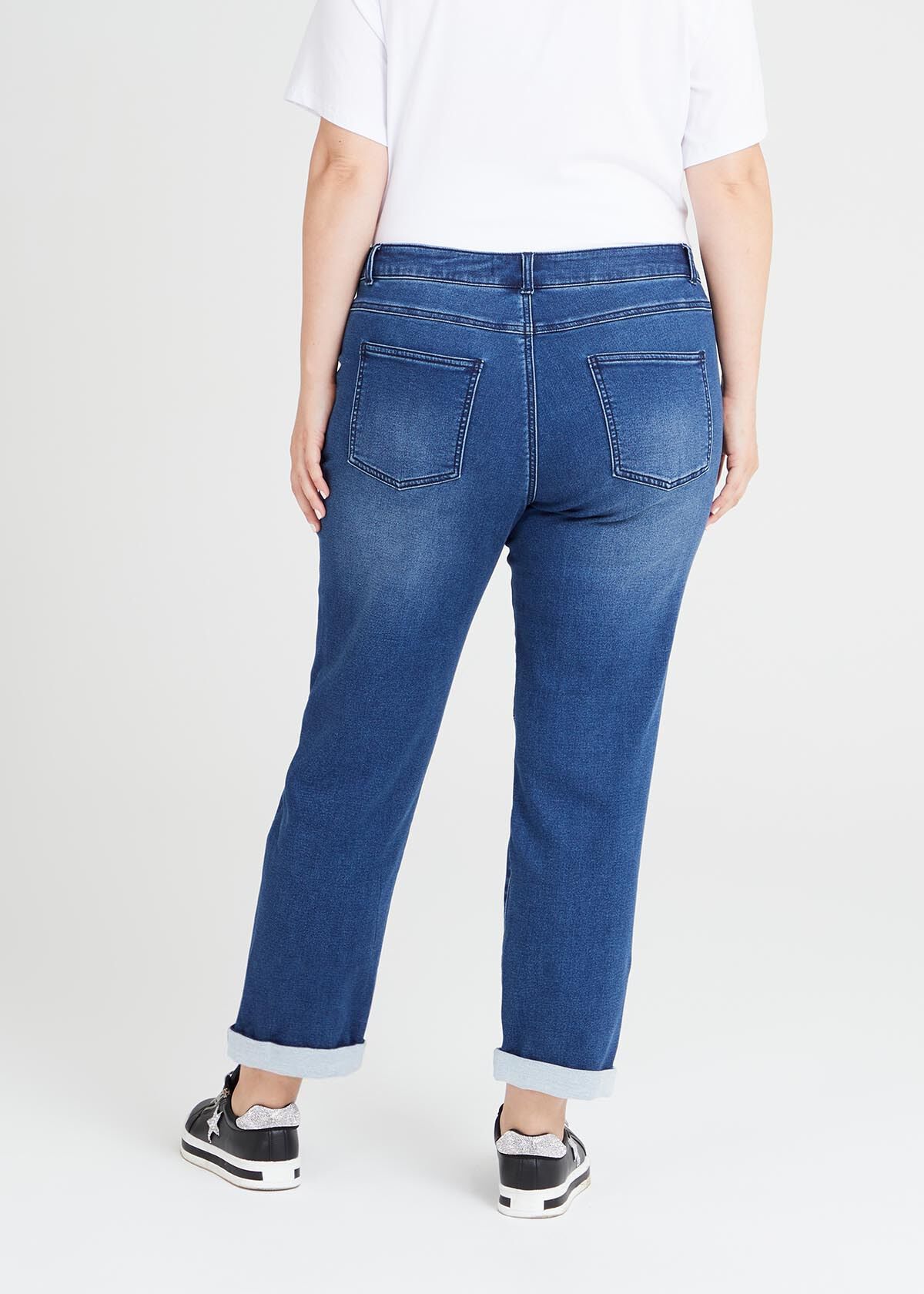 Shop Tall Easy Fit Denim Jean in Blue 