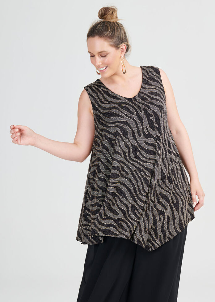 Sparkle Jersey Top, , hi-res