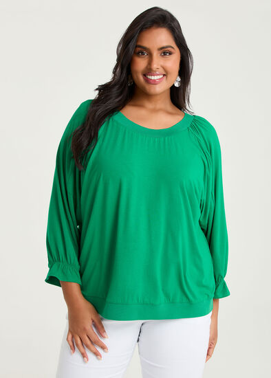 Plus Size Natural Lexi Top