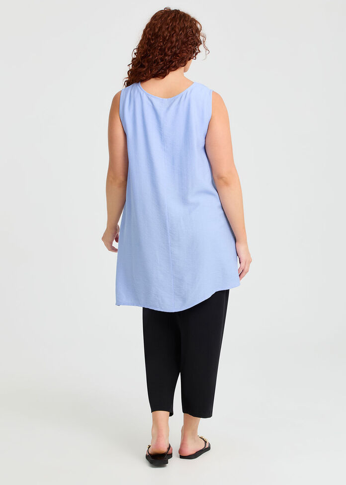 Natural Layering Sleeveless Top, , hi-res