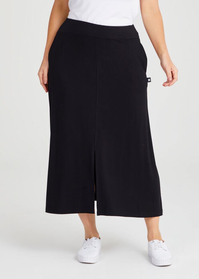 Natural Panelled Skirt, , hi-res