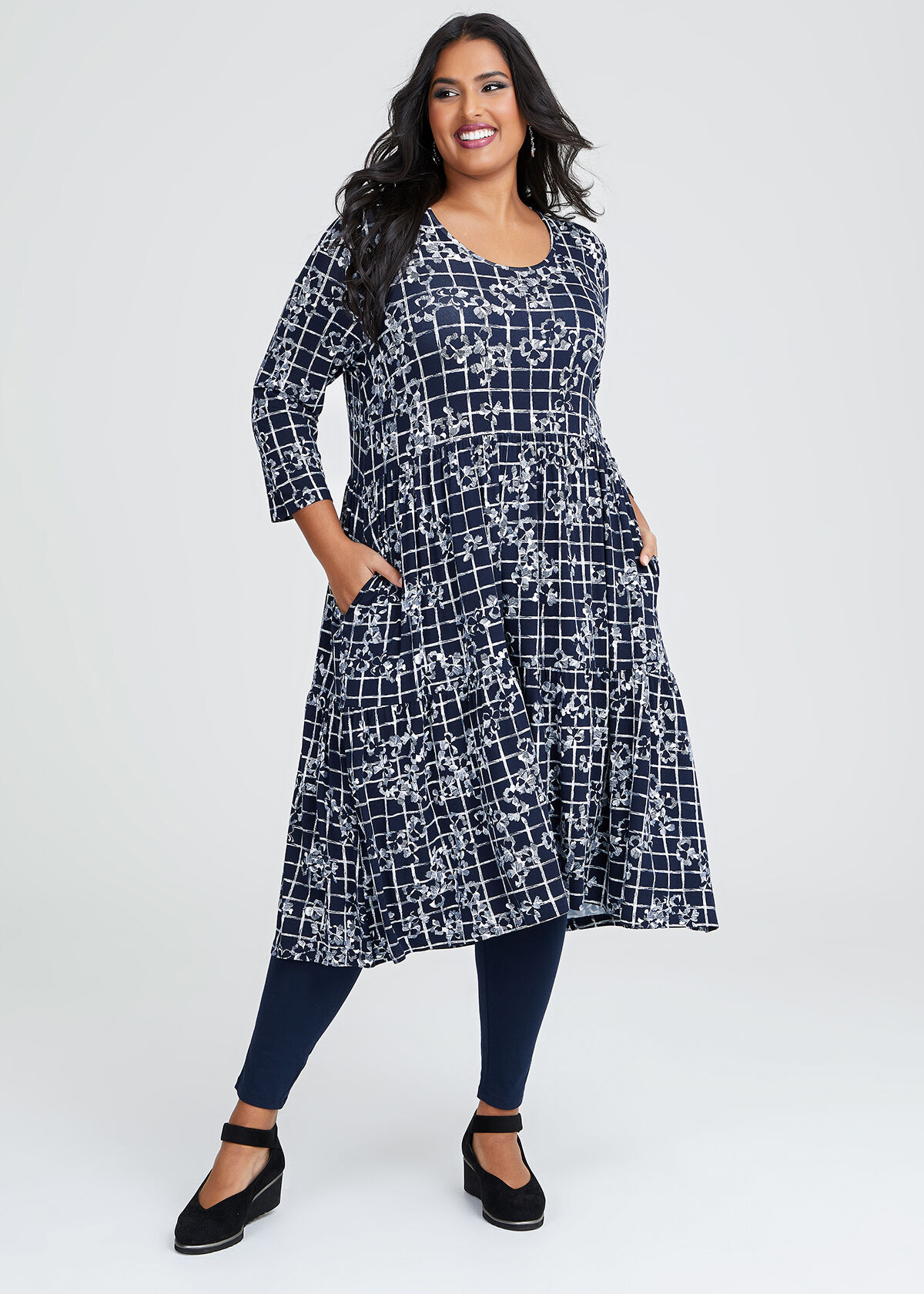 Big size frock top