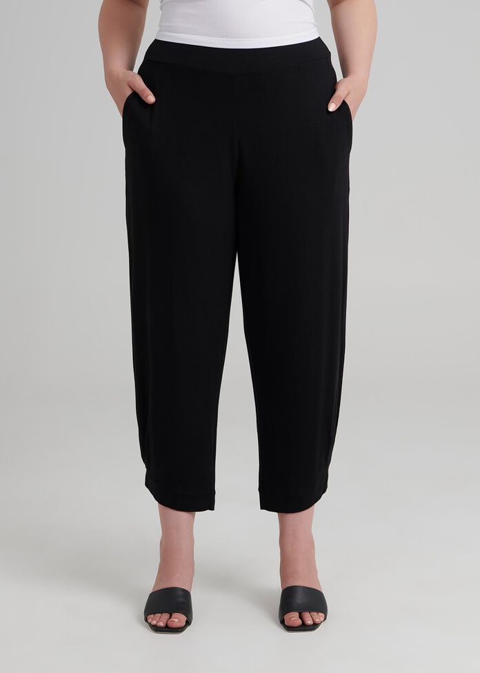 Shop Bamboo Essential Pant in black in sizes 12 to 24 Taking Shape