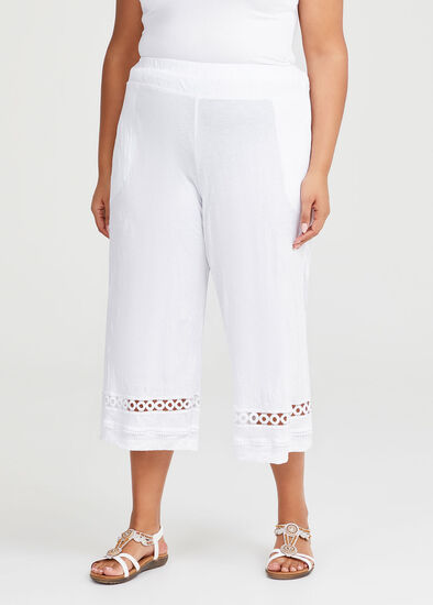 Plus Size Summer Days Crop Pant
