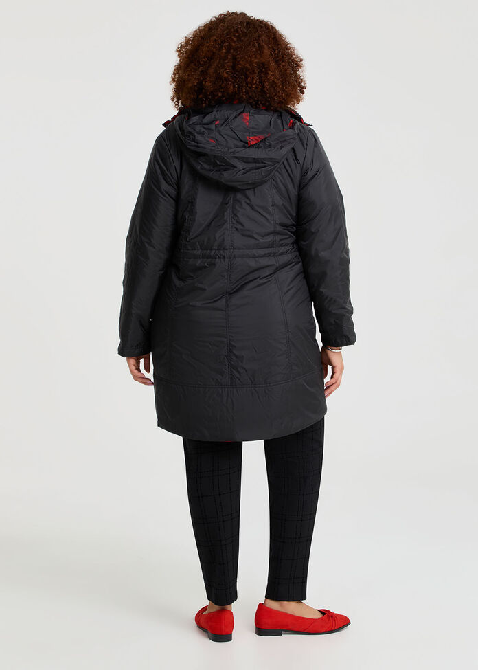 Rhapsody Reversible Puffer Coat, , hi-res