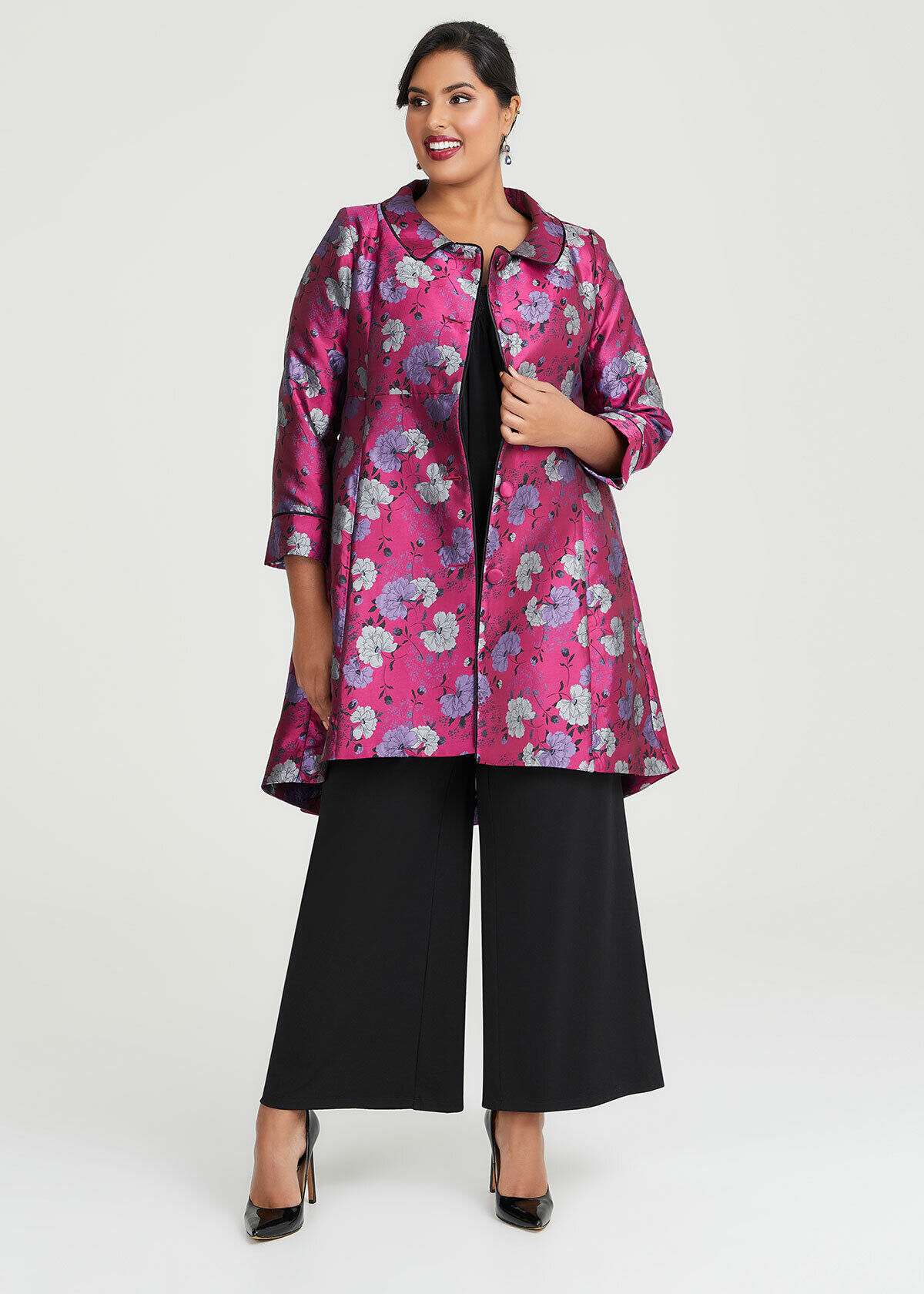 Plus size evening coats hotsell
