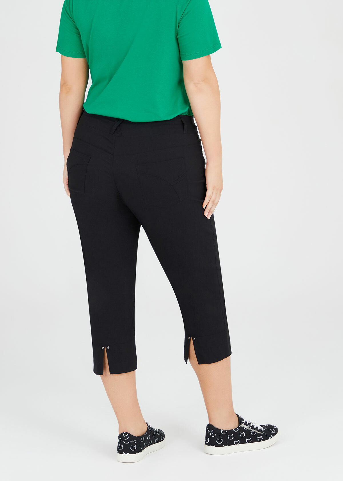 Tencel crop pants Clearance