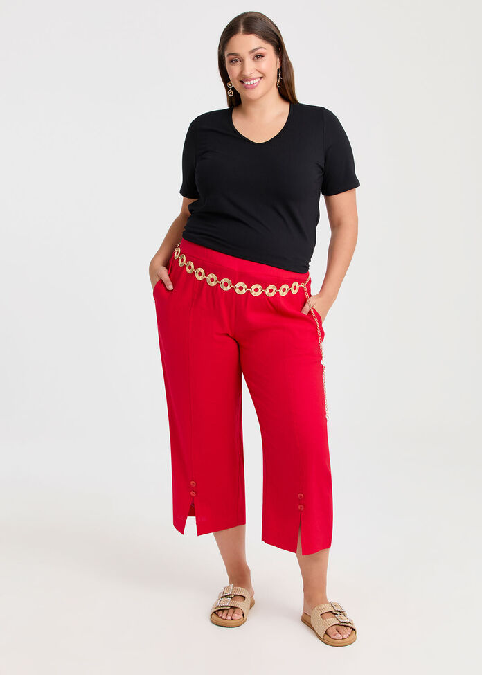 Gold Circle Chain Belt, , hi-res