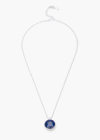 Detailed Jewel Drop Necklace