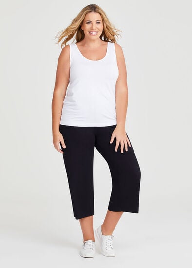 Plus Size Bamboo Culotte Pant