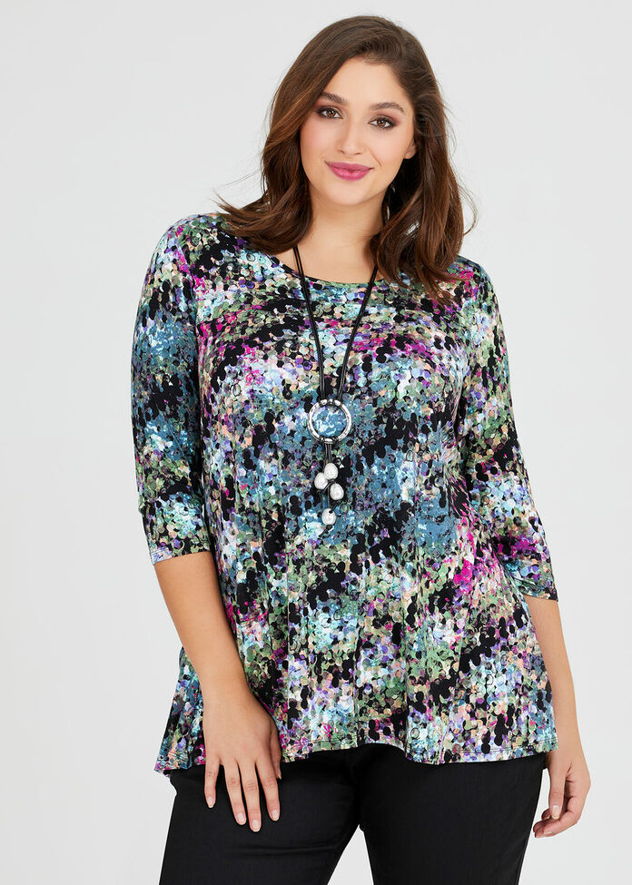 Bamboo Confetti Top, , hi-res