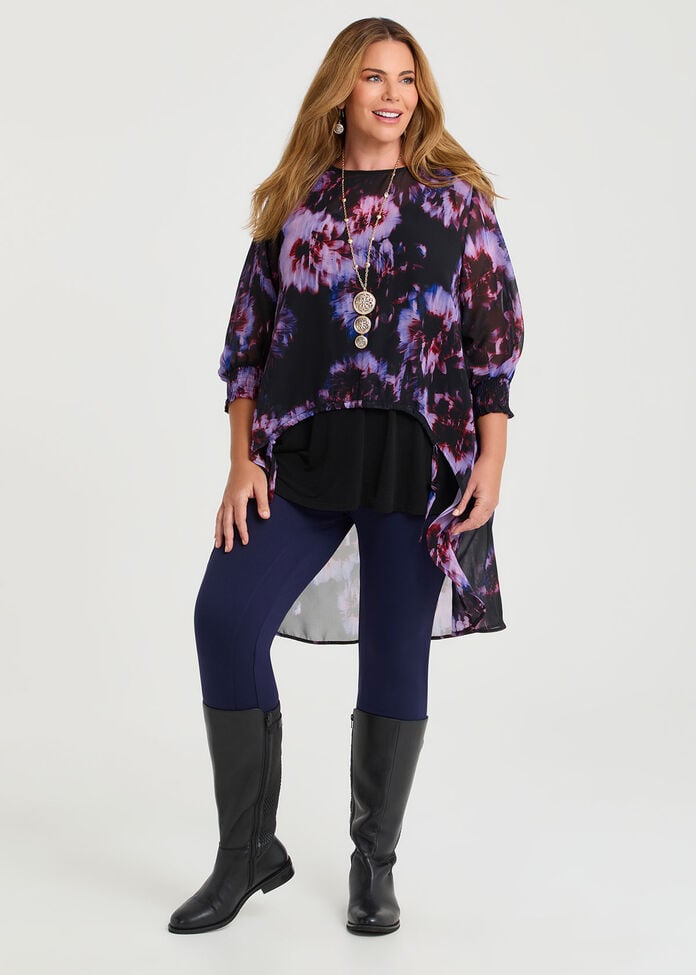 Misty Chiffon Tunic, , hi-res