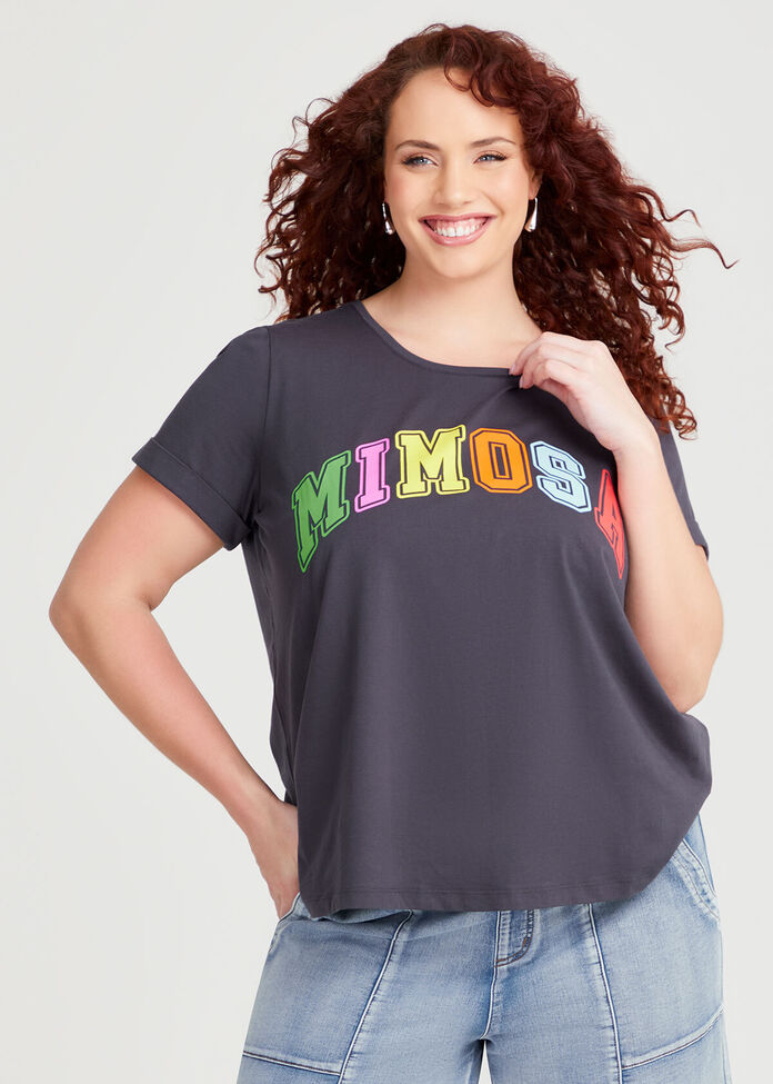 Cotton Mimosa T-shirt, , hi-res