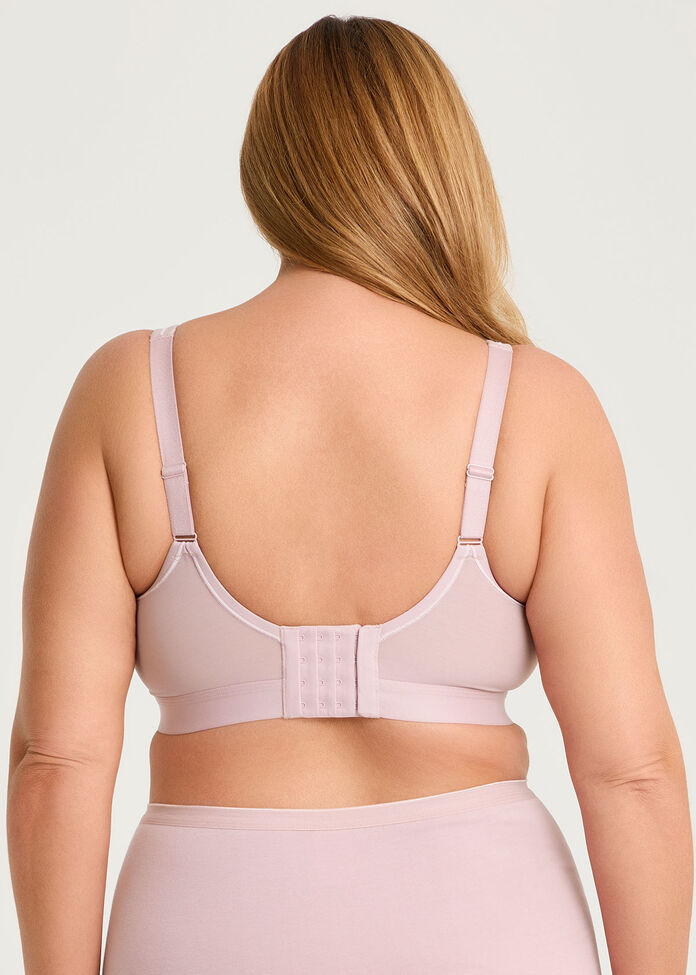 Wirefree Cooling Lace Trim Bra, , hi-res