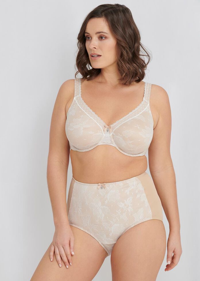 Smooth Lace Bra, , hi-res
