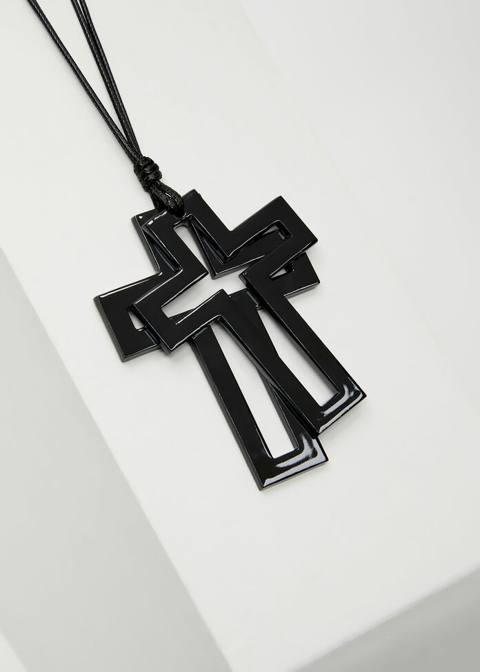 Resin Cross Necklace, , hi-res