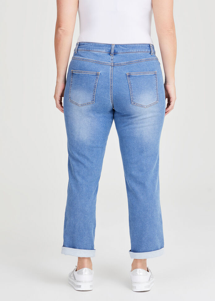 Embellished Denim Jean, , hi-res