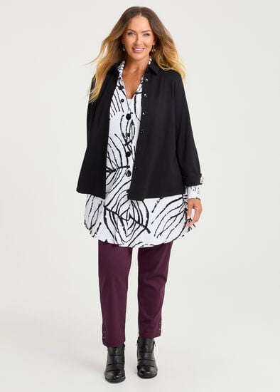 Plus Size Medina Slim Leg Natural Pant