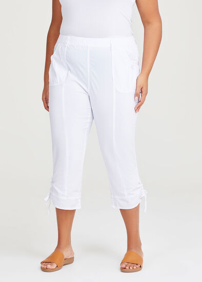Plus Size Castaway Cargo 3/4 Pant