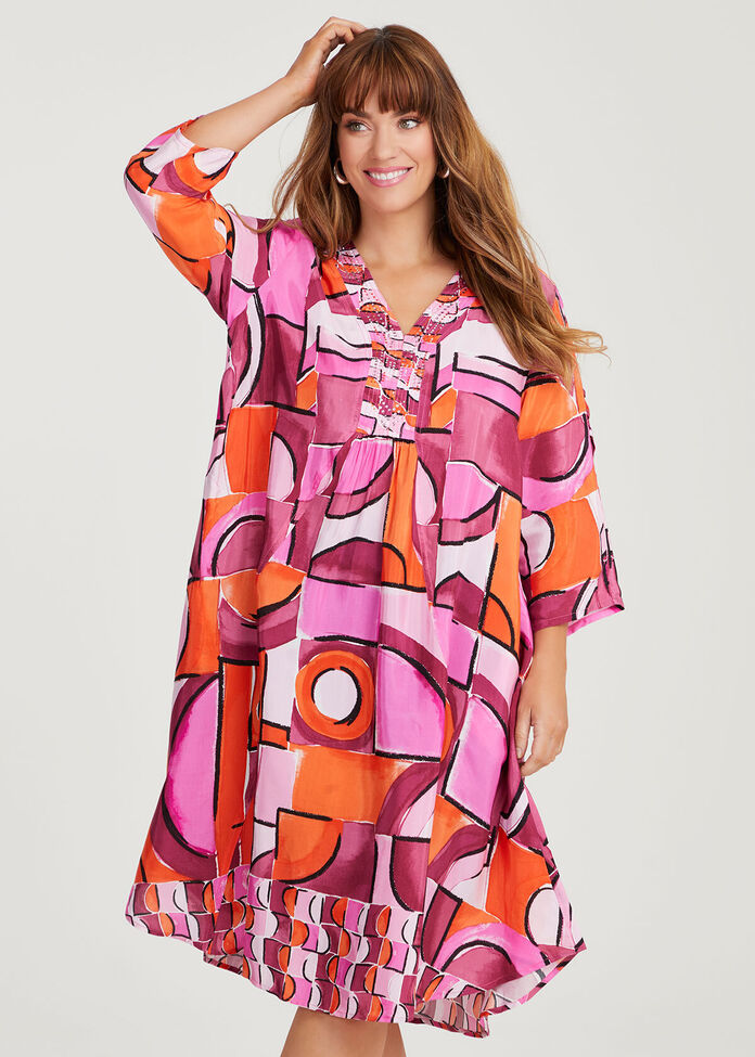 Cold Shoulder Swing Dress, , hi-res