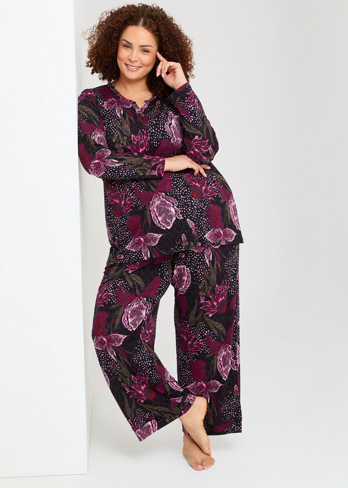 Bamboo Winter Whisper Pyjama Top, , hi-res