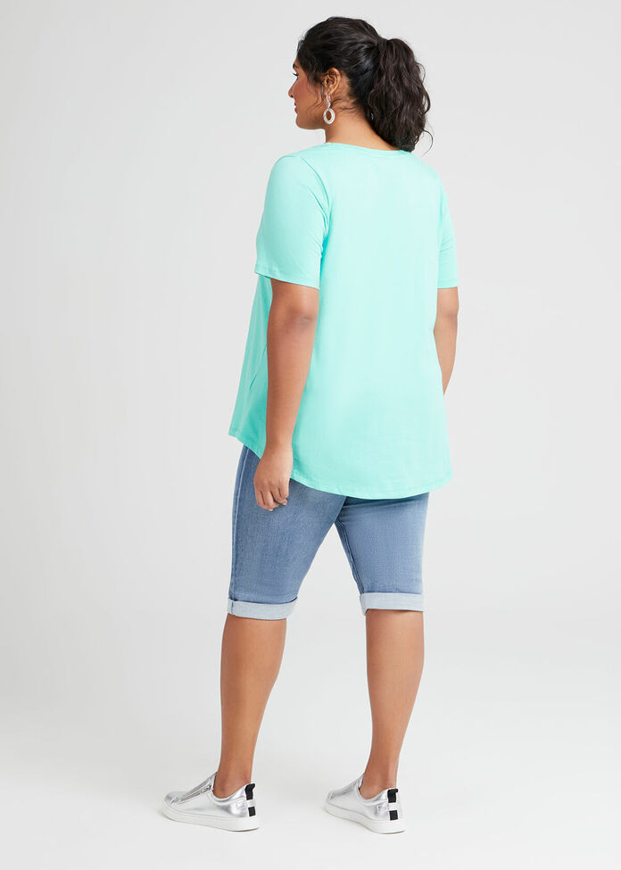 Organic Crew Swing Basic Tee, , hi-res