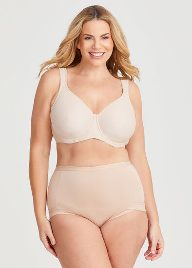 Plus Size Side Smoothing T-shirt Bra