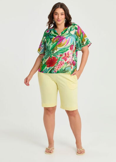 Plus Size Expose Short