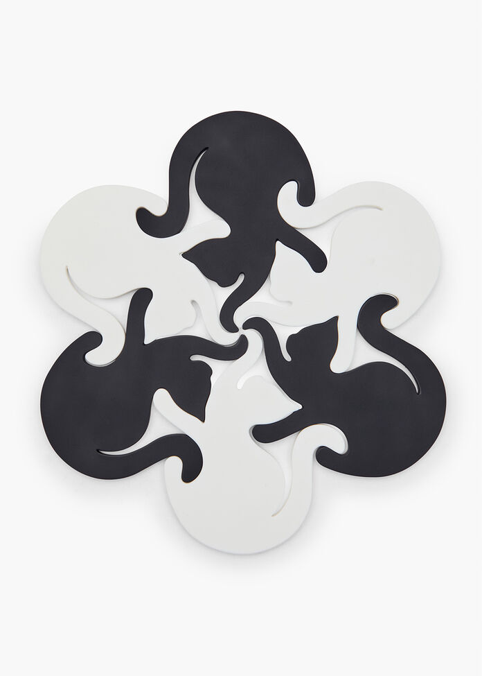 Set/6 Cat Coasters, , hi-res