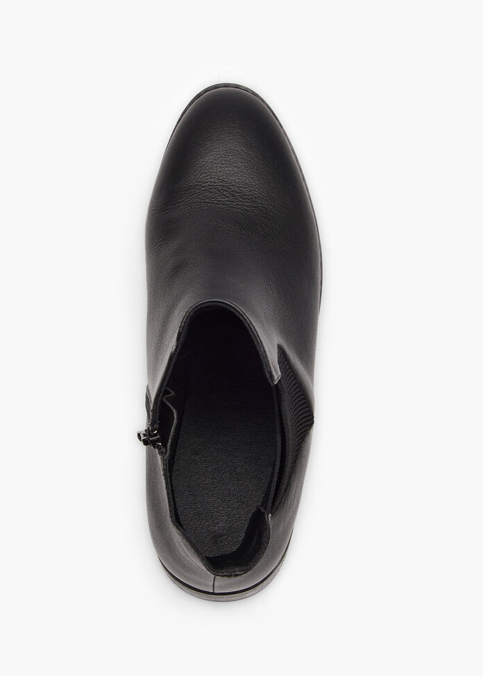 Orthotic Leather Ankle Boot, , hi-res