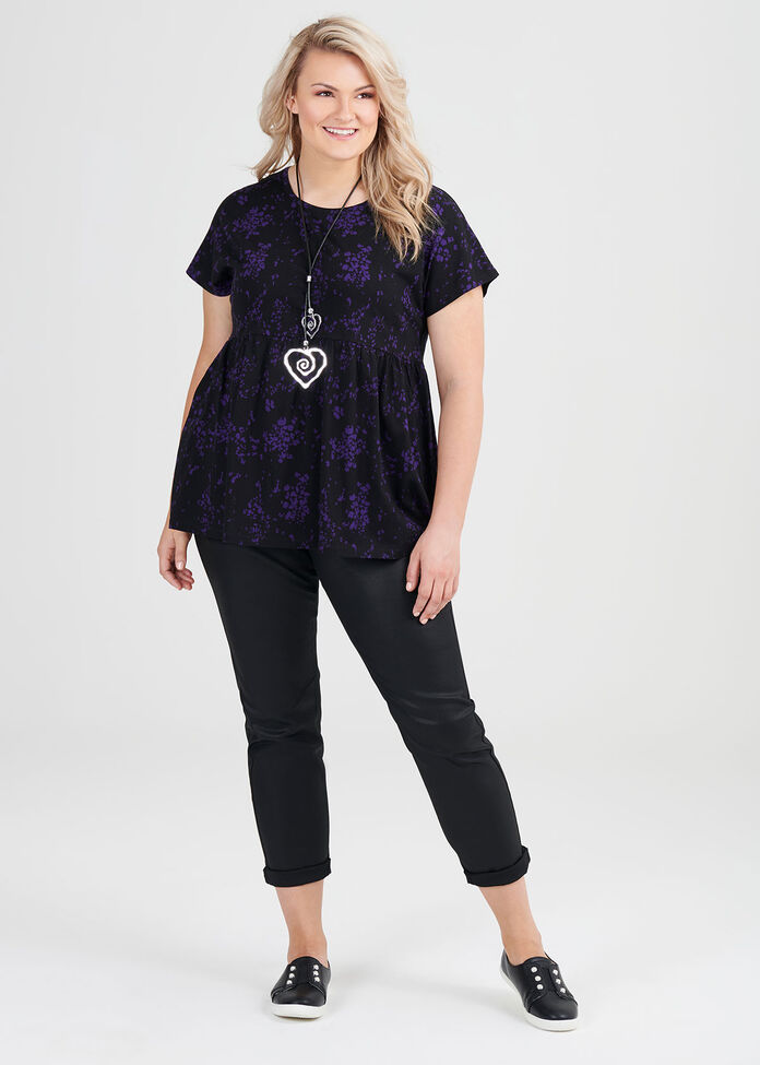 Organic Ditsy Cluster Top, , hi-res