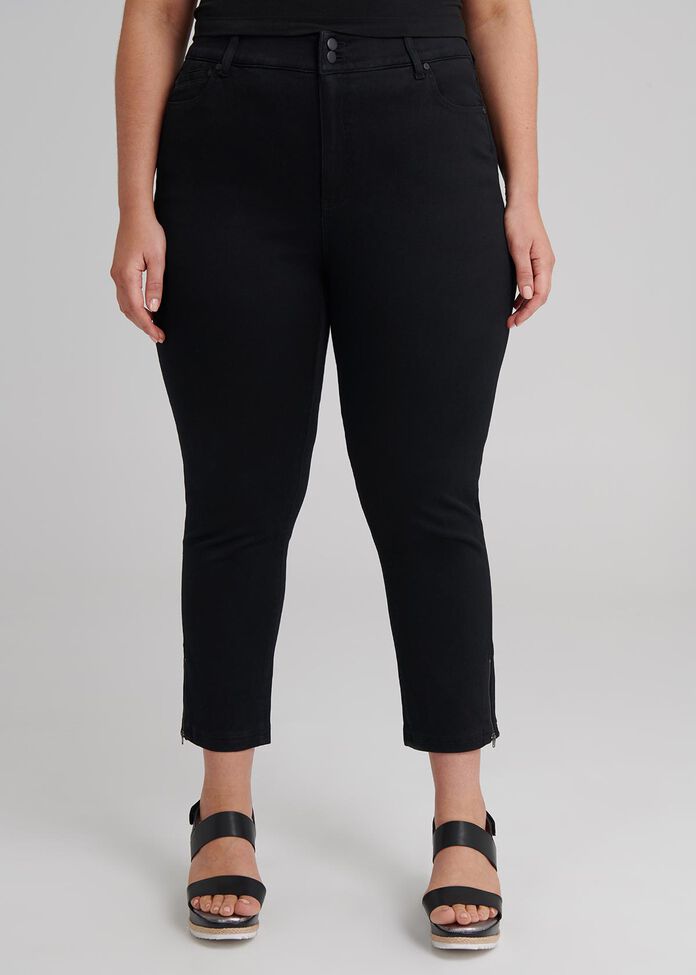Tall Luxe Looker Zip Jean, , hi-res
