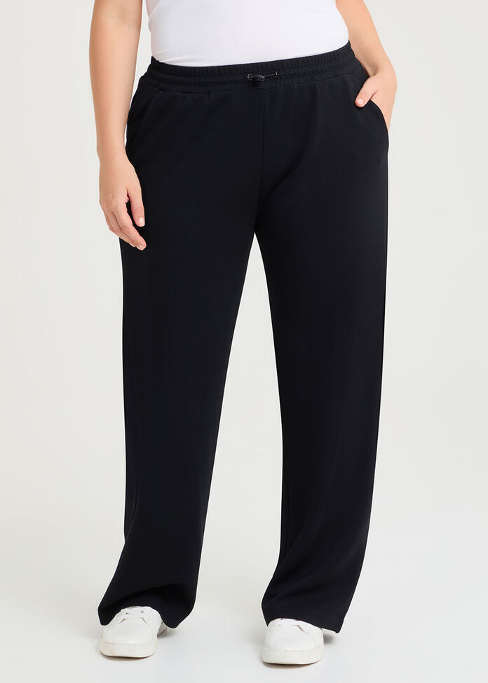 Luxe Touch Wide Leg Trackpant, , hi-res