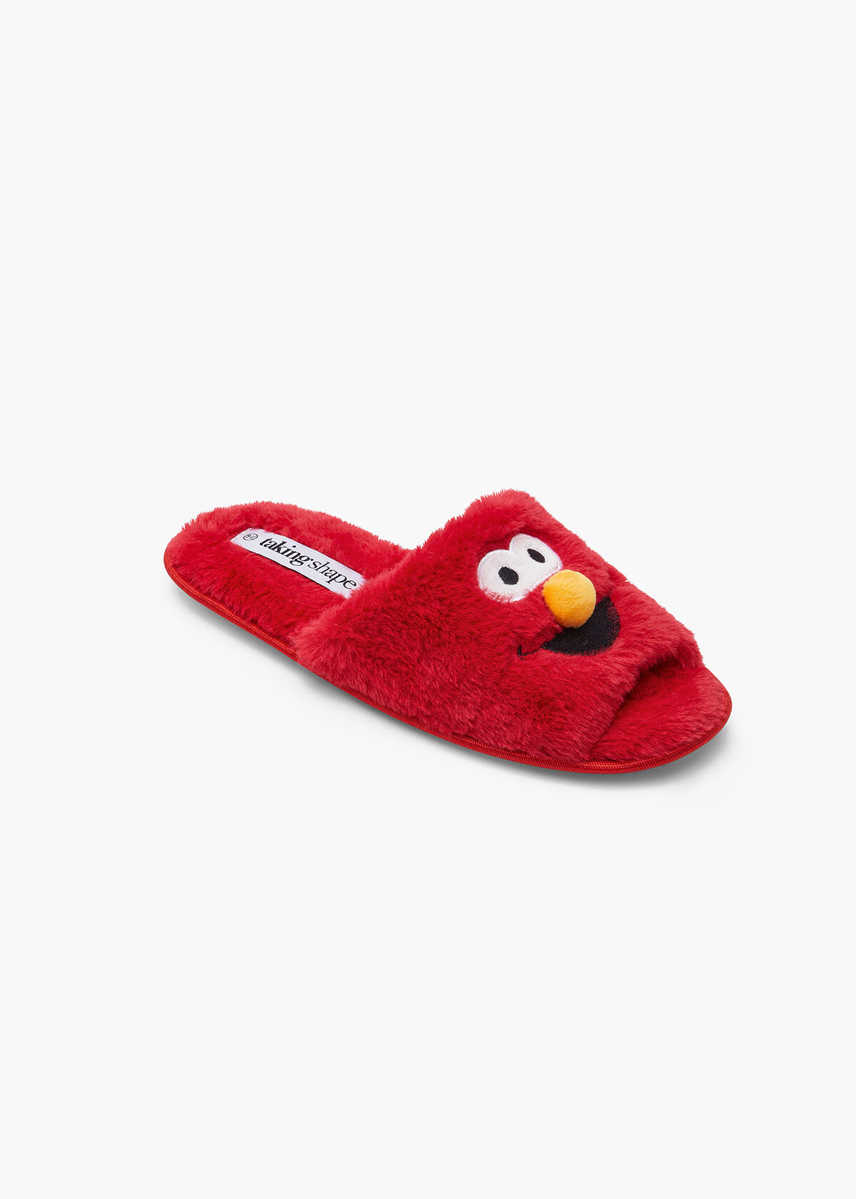 Shop Plus Size Elmo Slippers in Red Taking Shape AU