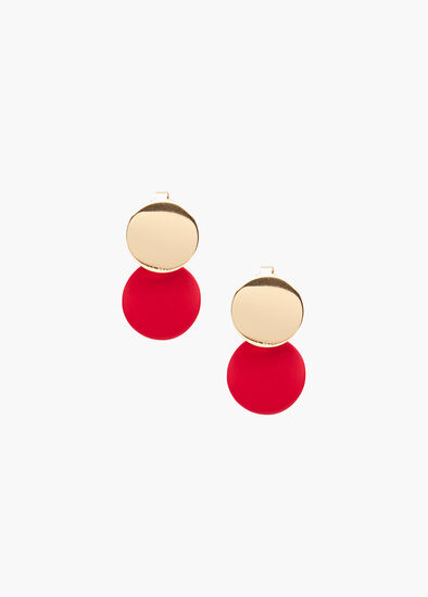 Colour Clip On Earrings