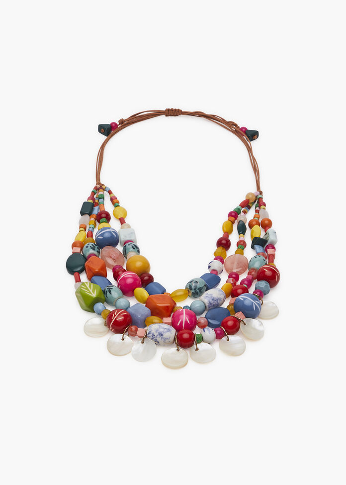 Shop Bead & Shell Statement Necklace Accessories Taking Shape AU