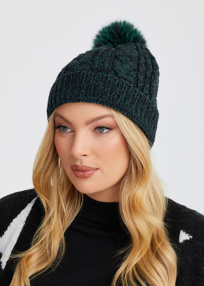 Faux Fur Beanie, , hi-res