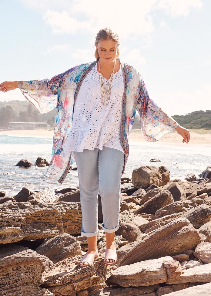 Natural Dreamy Kimono, , hi-res