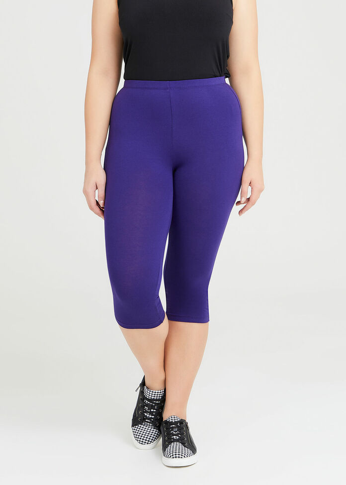 Organic Cotton Crop Legging, , hi-res