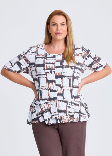 Plus Size Bamboo Espresso Top