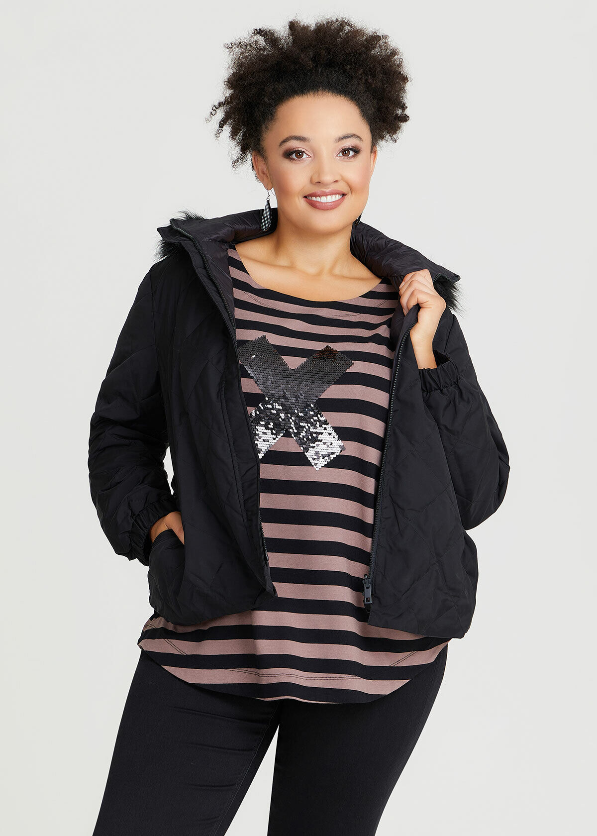 Reversible Quilted Puffer Jacket