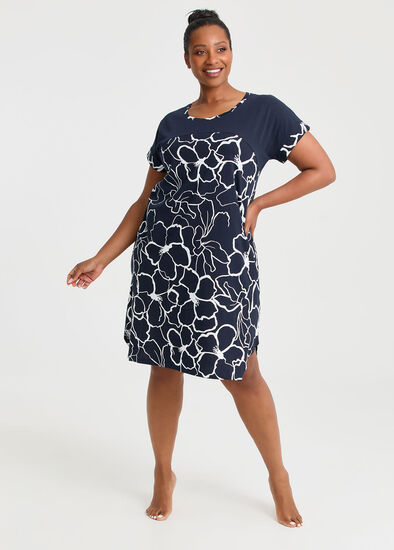 Plus Size Australian Cotton Flora Nightie