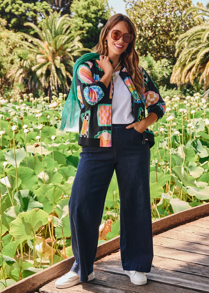 Organic Cotton Wide Leg Jean, , hi-res