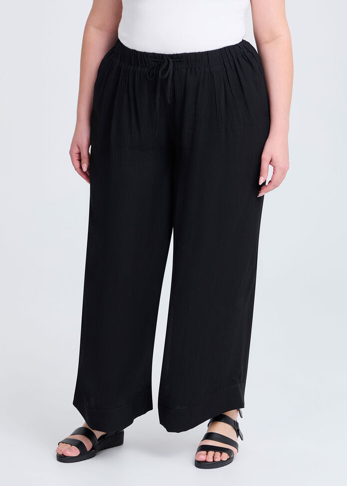Natural Wide Leg Pant, , hi-res